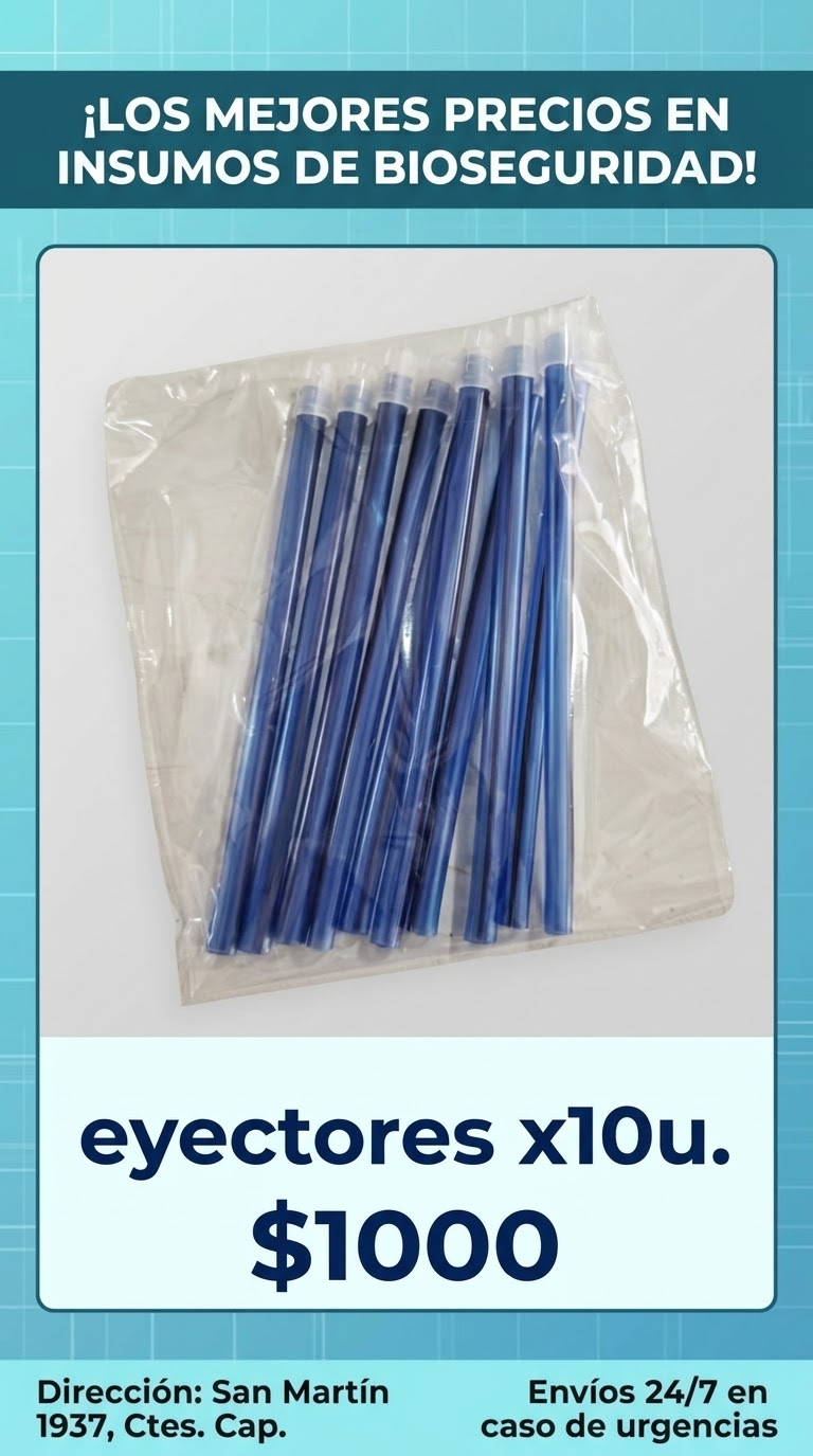 Eyectores x 10 unidades